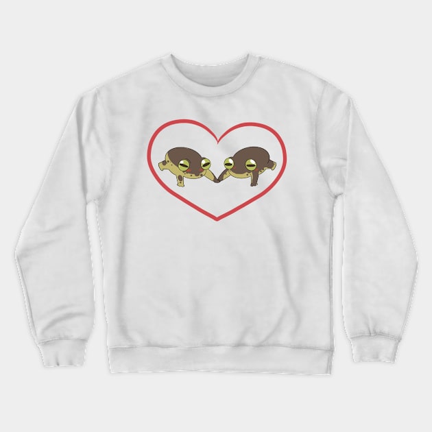 Frogs in love Crewneck Sweatshirt by Skyfrost Studio